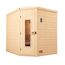 Weka Sauna TURKU Gr. 2 aus hellem Holz.