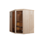 Elementsauna 'Varberg 2' mit 7,5 kW OS-Ofenset, Steuerung, Glastür, Fenster 192 x 175 x 199 cm