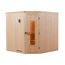 Elementsauna 'Varberg 3' mit 7,5 kW OS-Ofenset, Steuerung und Massivholztür 192 x 192 x 199 cm