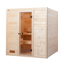 Verkleinertes Bild von Massivholz-Sauna 'Valida 2' mit 4,5 kW BioS-Ofenset, Steuerung, Glastür 187 x 137 x 203,5 cm