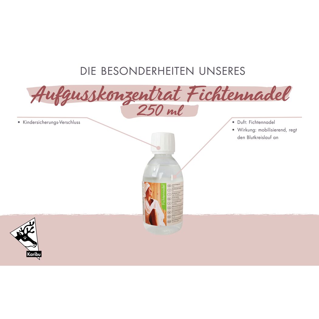 Karibu Aufgusskonzentrat Fichtennadel 250ml Flasche