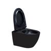 Schwarzes Wand-WC