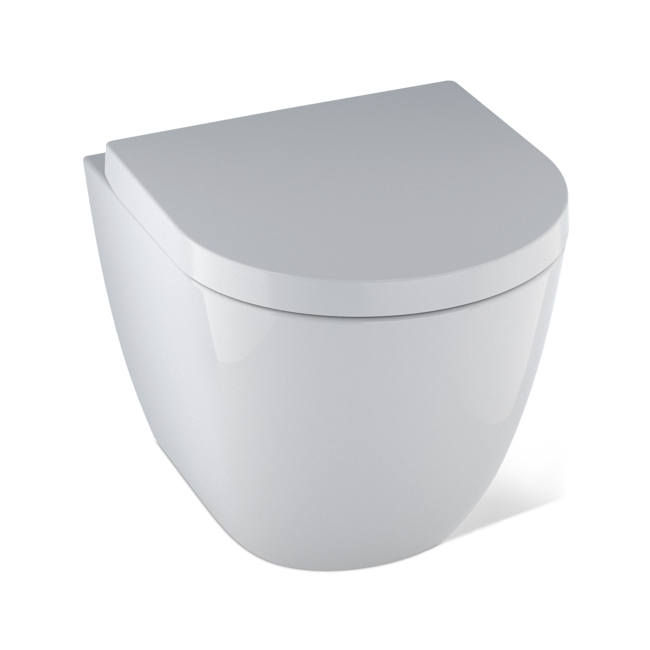 Bild von Wand-WC 'Curto' inklusive WC-Sitz weiß