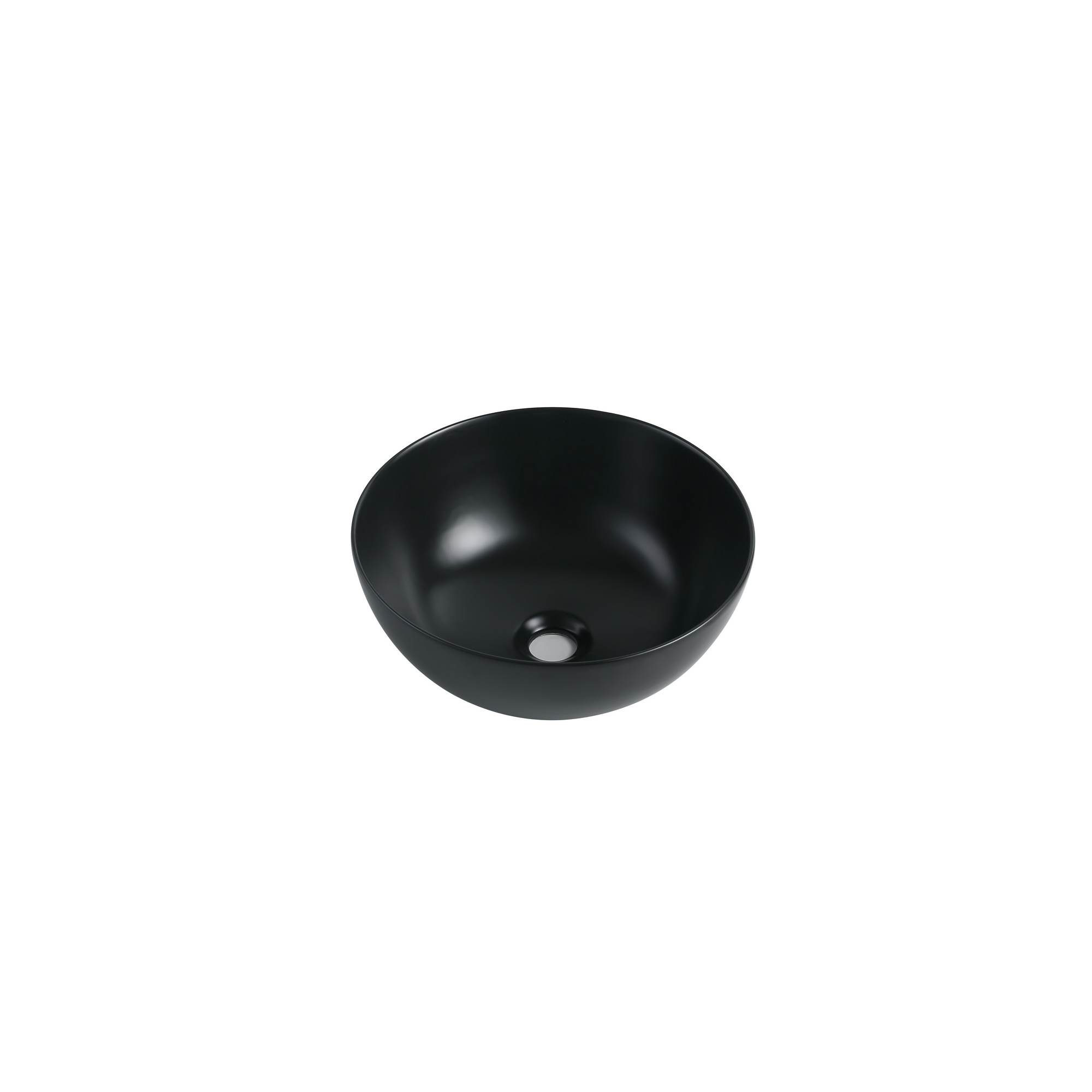 Aufsatzwaschtisch 'Aves' Keramik matt black Ø 35,8 x 15,5 cm + product picture