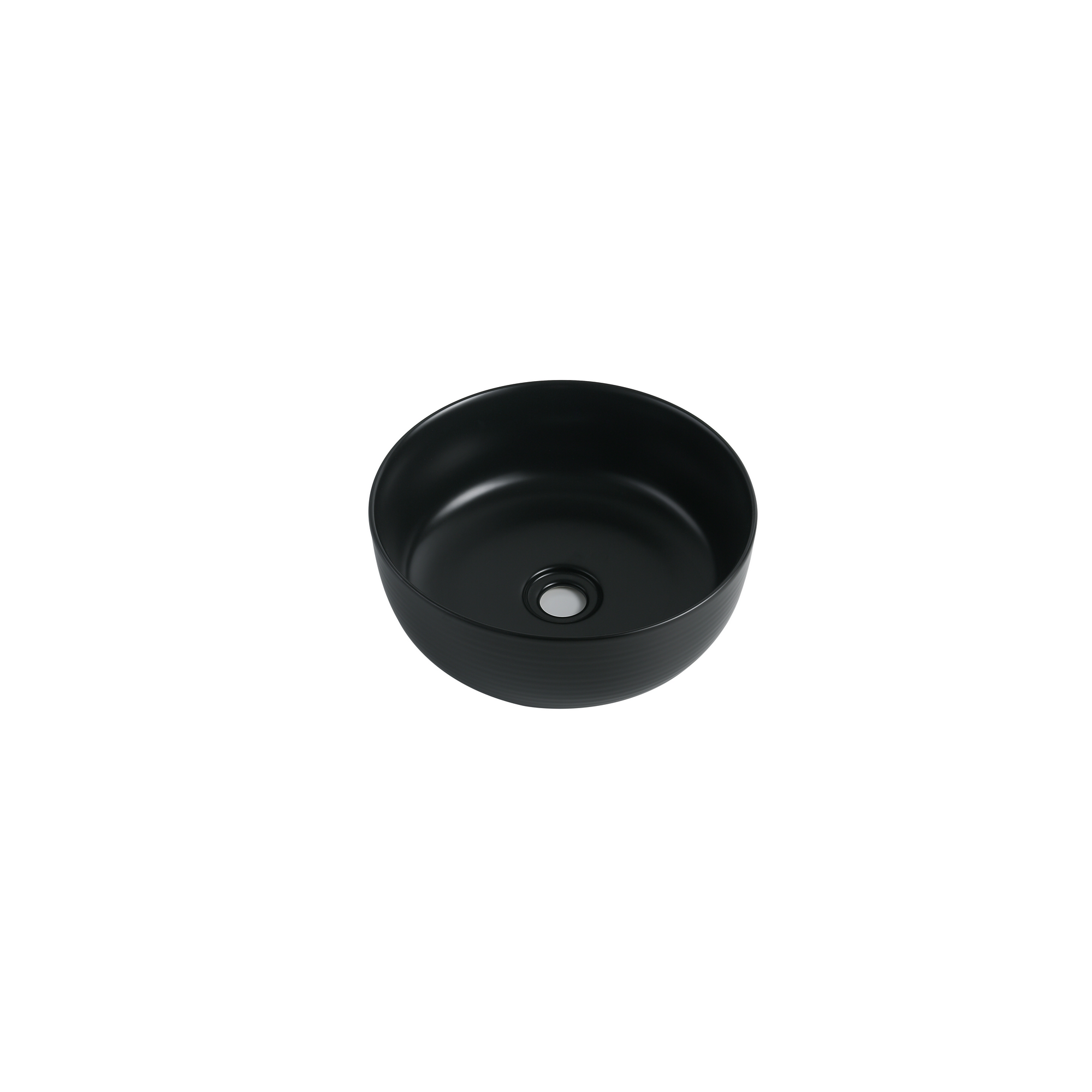 Aufsatzwaschtisch 'Taos' Keramik matt black Ø 35,8 x 13,7 cm + product picture