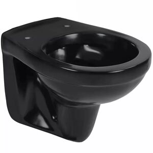 Wand-WC Tiefspüler spülrandlos matt anthrazit,