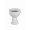 Stand-WC, weiß, mit geschlossenem Deckel