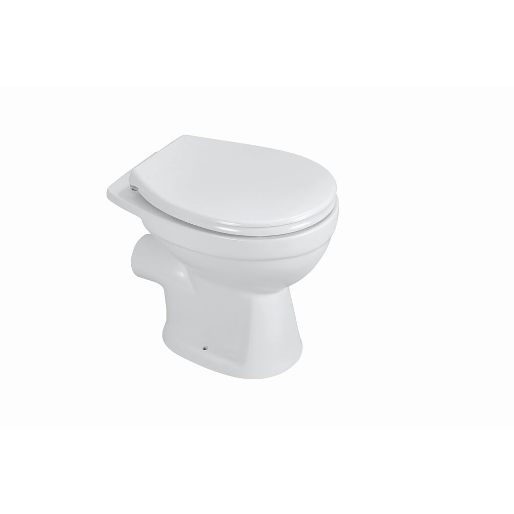 Weißes Stand-WC