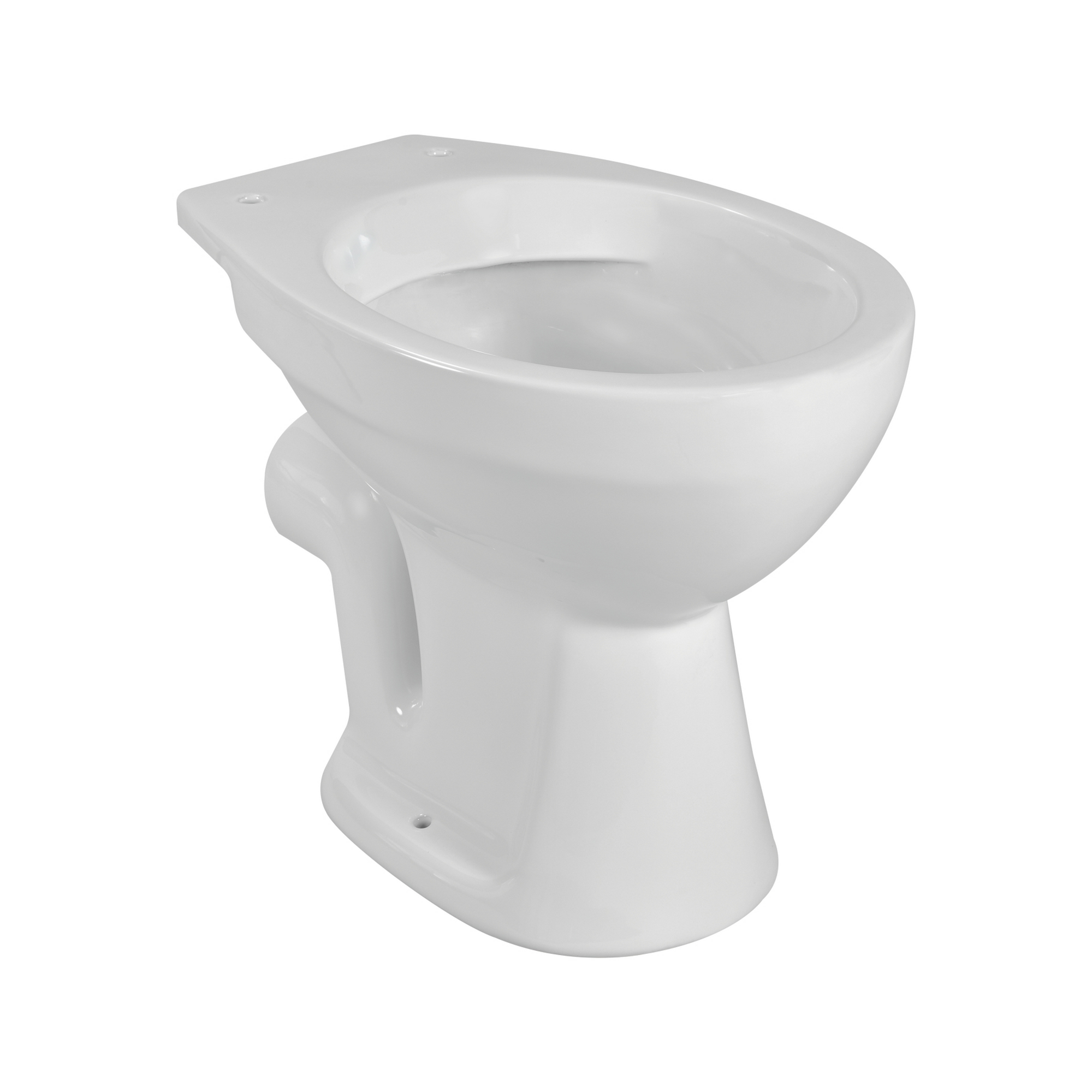 Stand-WC Tiefspüler spülrandlos matt weiß, ohne WC-Sitz + product picture