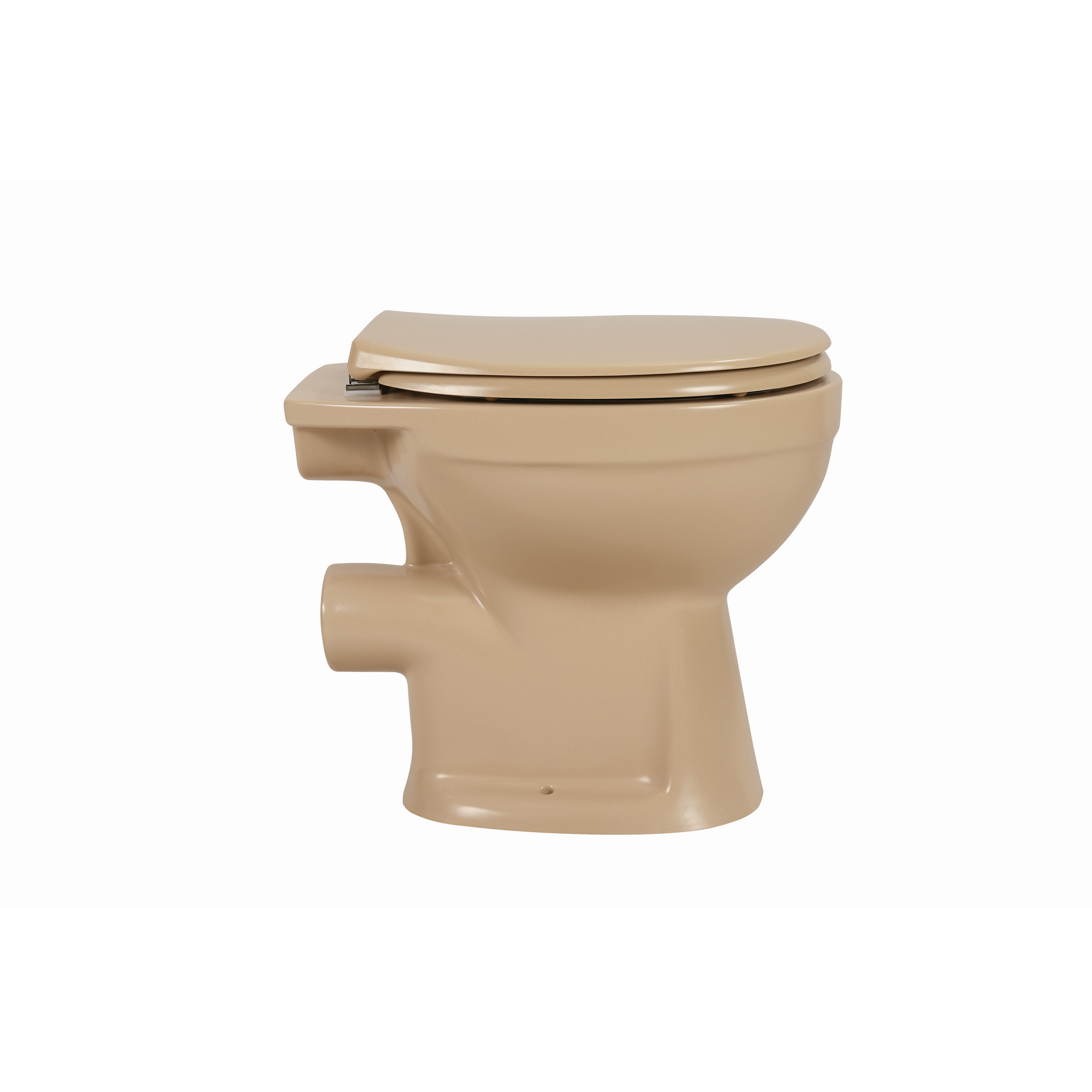 Stand-WC Tiefspüler spülrandlos matt bahamabeige, ohne WC-Sitz + product picture