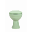Verkleinertes Bild von Stand-WC Tiefspüler spülrandlos matt lindgrün, ohne WC-Sitz