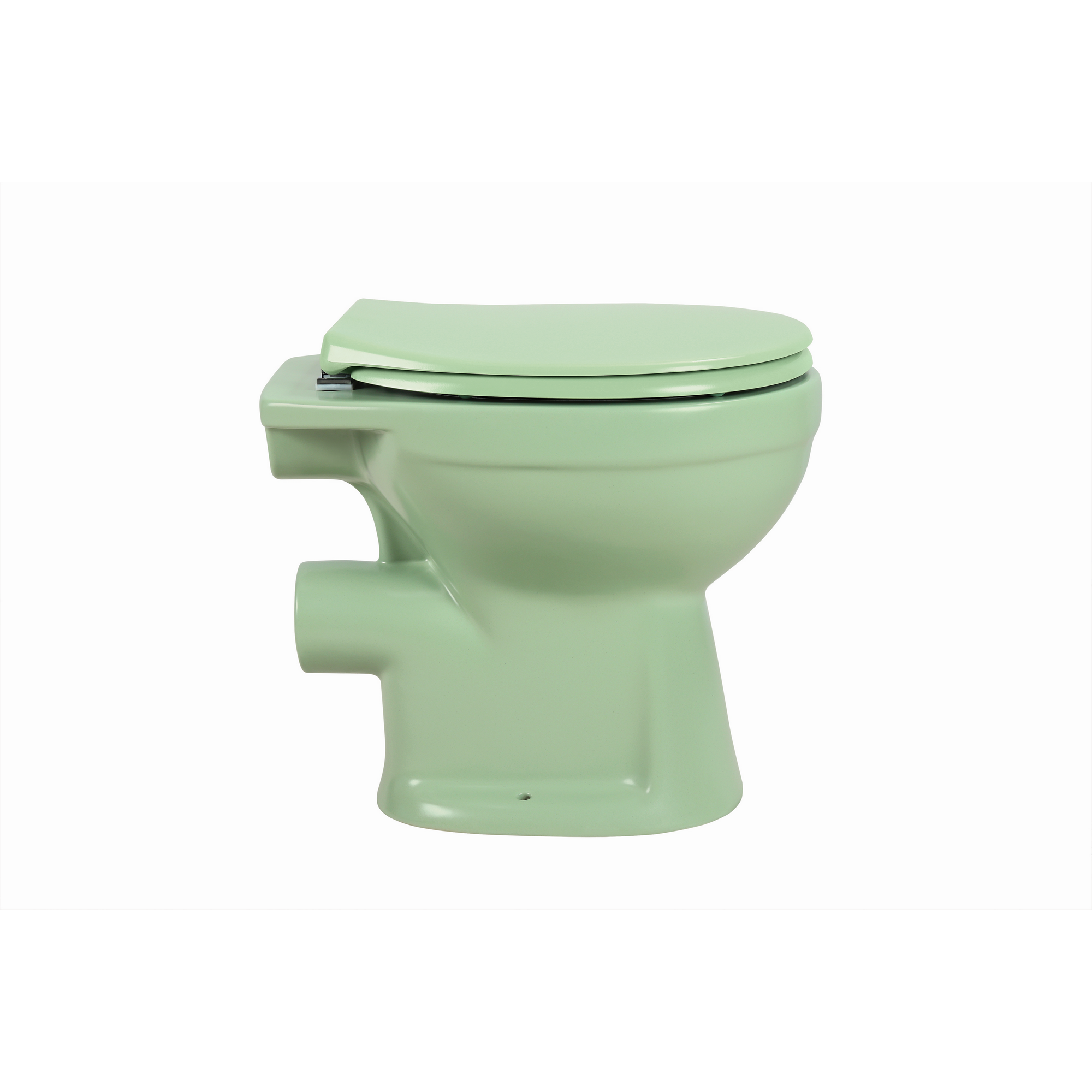 Stand-WC Tiefspüler spülrandlos matt lindgrün, ohne WC-Sitz + product picture