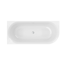Verkleinertes Bild von Badewanne 'Mince Corner' rechts weiß 180 x 80 cm