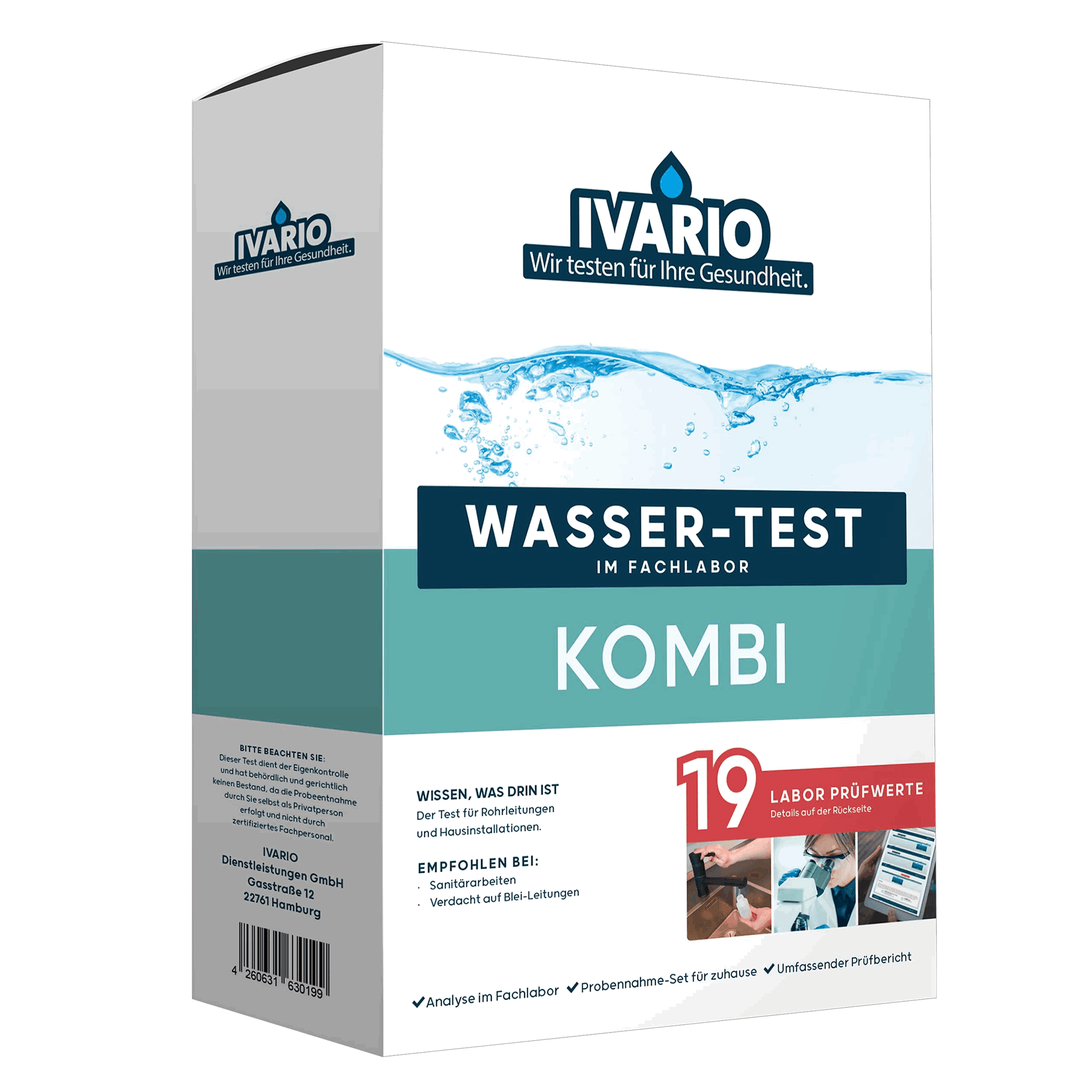 Wassertest 'Kombi' 19 Prüfwerte + product picture
