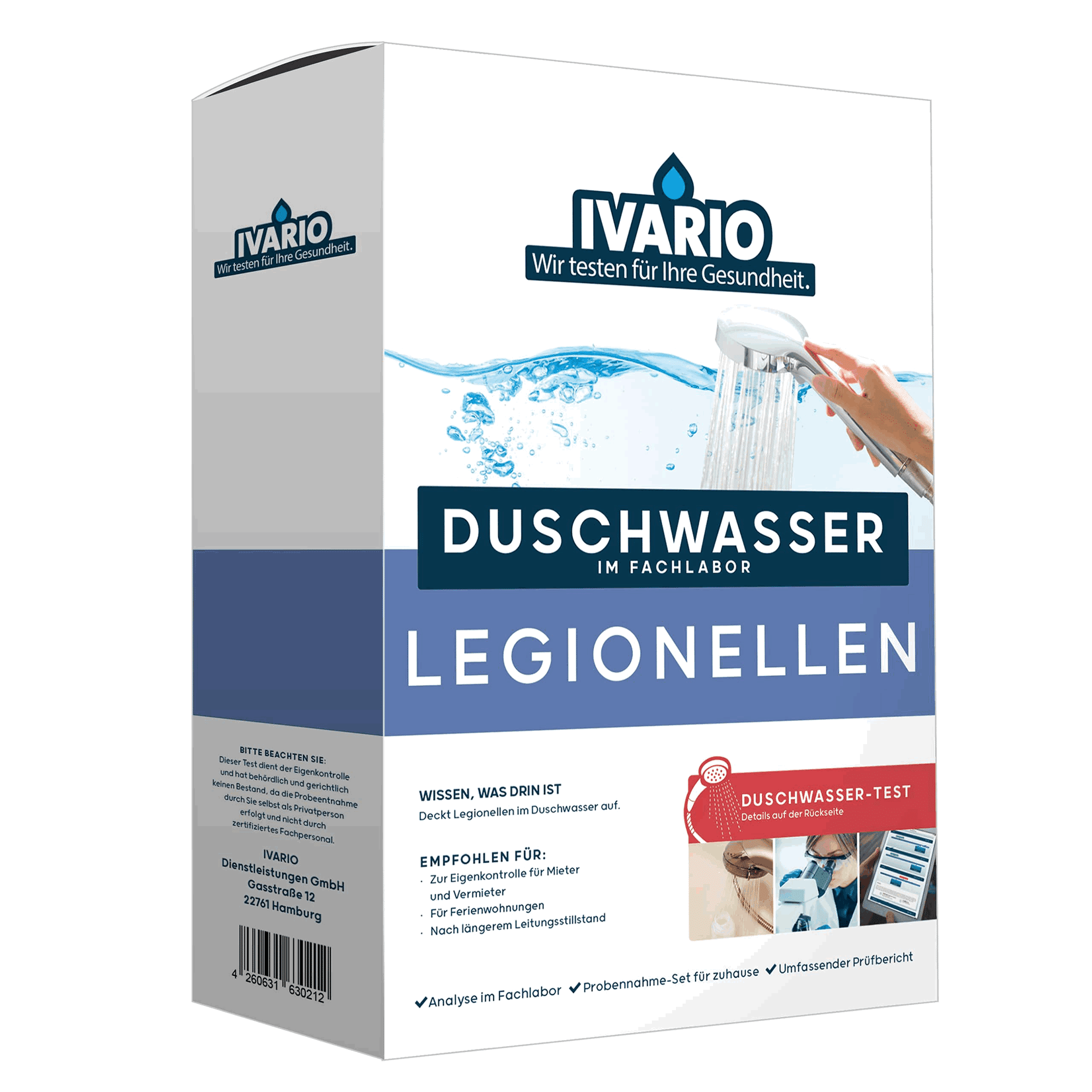 IVARIO Duschwassertest Legionellen