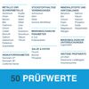 50 Prüfwerte für Wasseranalysen