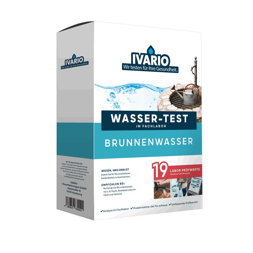 IVARIO Wassertest Brunnen 19 Prüfwerte