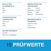 19 Prüfwerte für Wasser