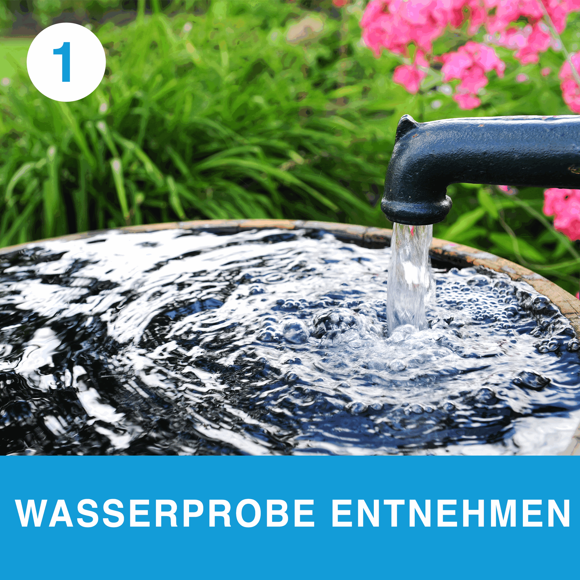 Wassertest 'Brunnen' 19 Prüfwerte + product picture