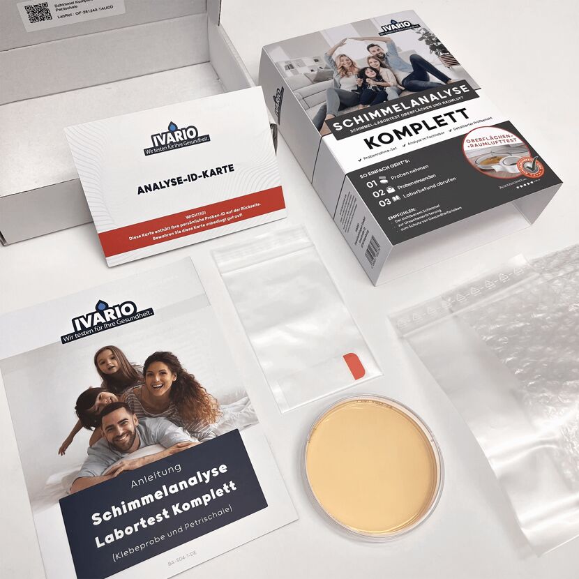 Ivario Schimmeltest-Set mit Petrischale