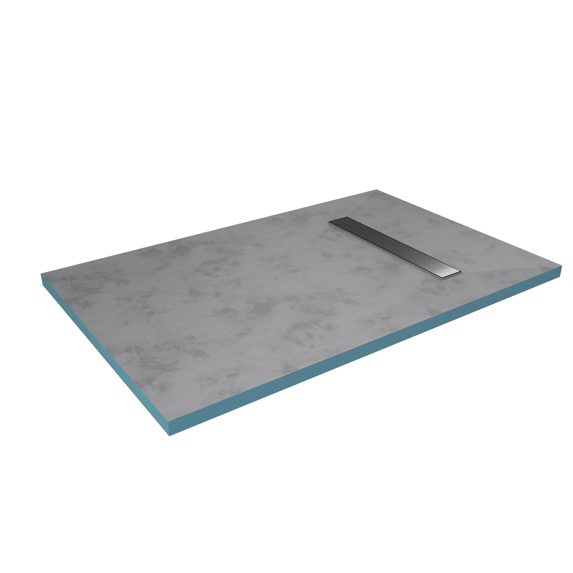 Showerboard grau 90 x 140 x 4 cm