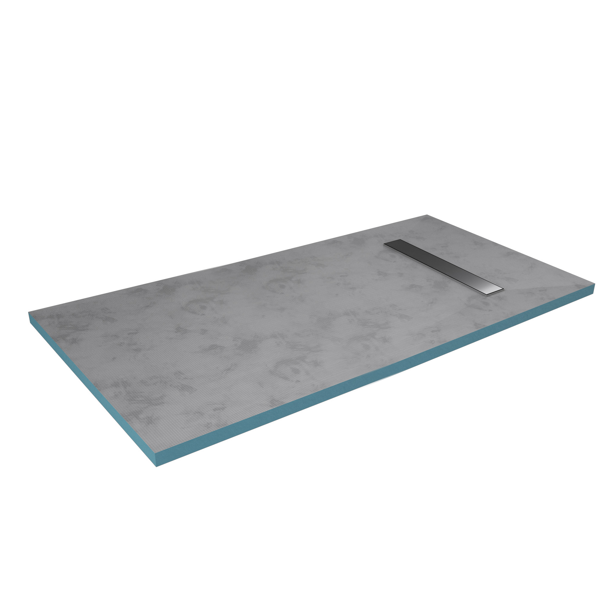 Showerboard grau 90 x 160 x 4 cm