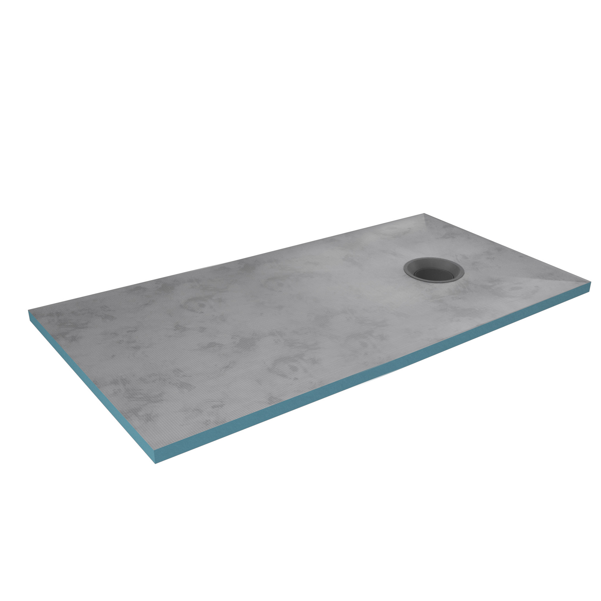 Showerboard grau 90 x 160 x 4 cm