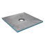 Duschwanne Polystyrol grau 90 x 90 x 4 cm