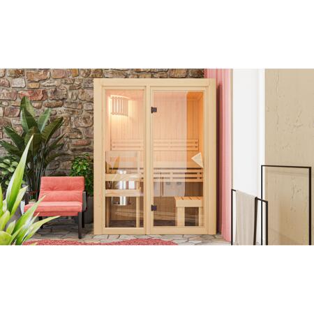 4. Bild von Systemsauna 'Solara 1' naturbelassen 155 x 122 x 198 cm