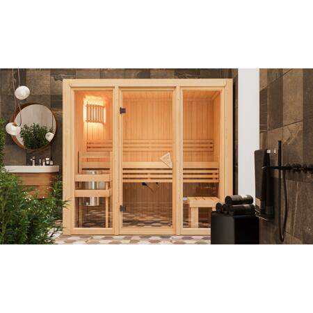 4. Bild von Systemsauna 'Solara 2' naturbelassen 216 x 122 x 198 cm