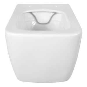 Wand-WC-Set 'Teemo' spülrandlos weiß inkl. WC-Sitz mit Absenkautomatik 43 x 52,5 cm