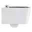 Verkleinertes Bild von Wand-WC-Set 'Teemo' spülrandlos weiß inkl. WC-Sitz mit Absenkautomatik 43 x 52,5 cm