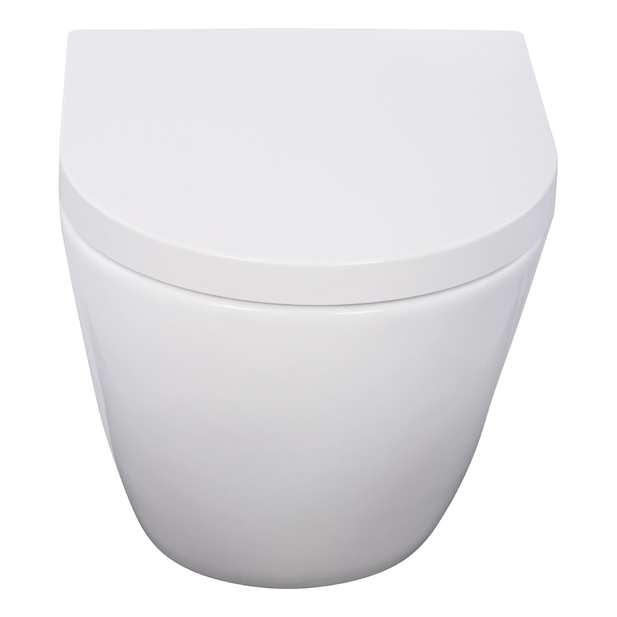 Wand-WC 'Ocura' weiß mit Toilettensitz 35,5 x 45 cm + product picture