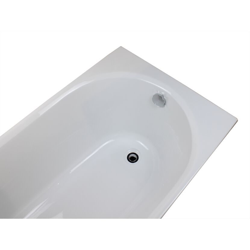 Weiße Badewanne