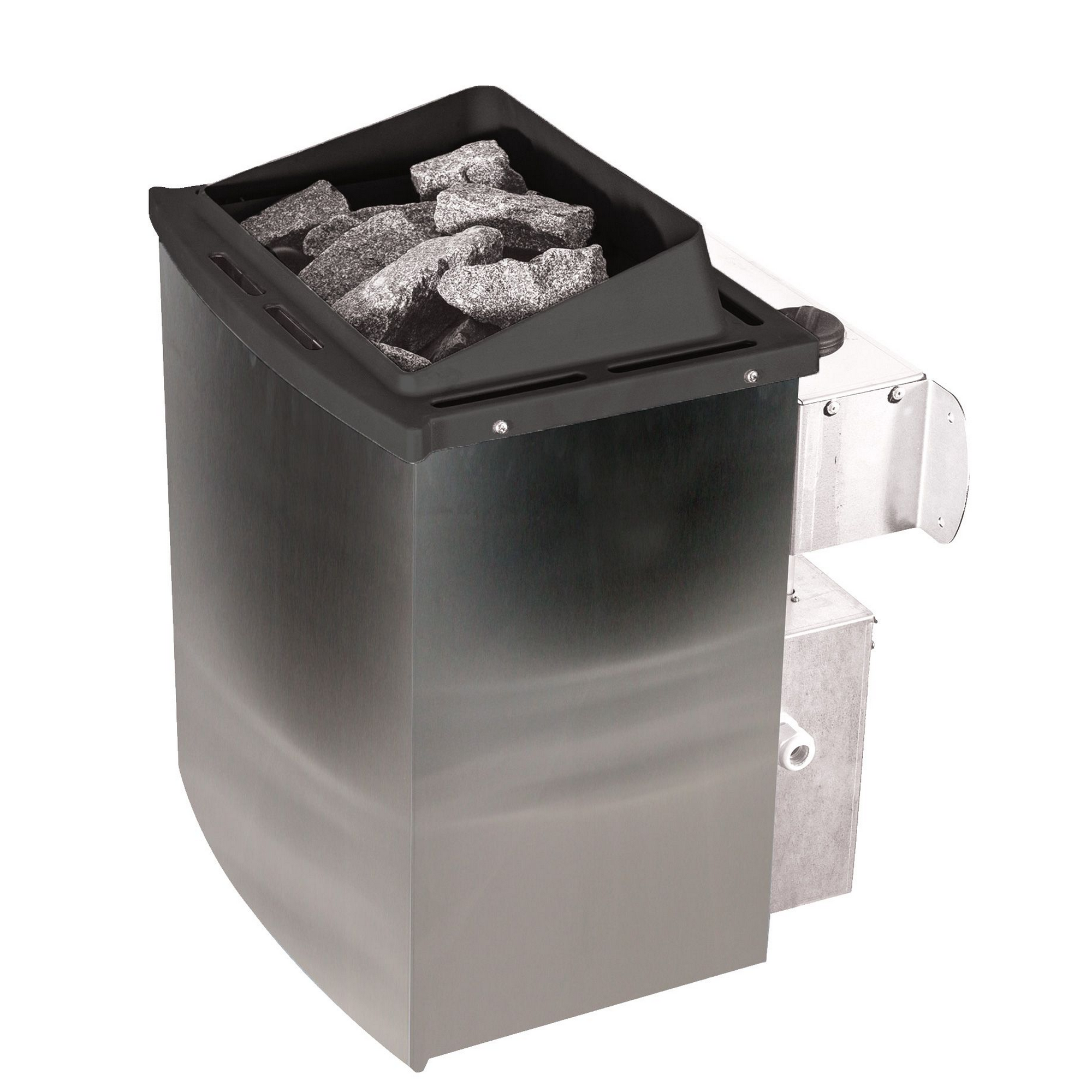 Elektrischer Saunaofen Aitana Front 9 kW mit Saunasteinen