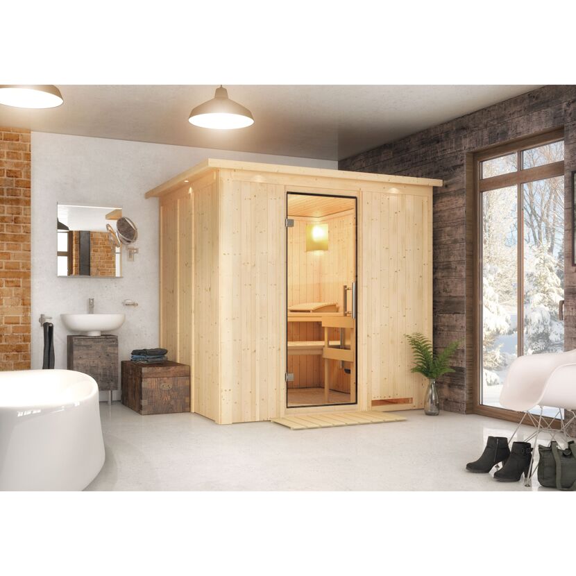 Sauna im Badezimmer