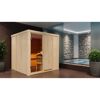 Sauna Alesia Front o. Z. aus Kiefernholz