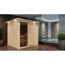 Saunakabine Alesia Front9KW natur