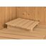 Holzkeil für Sauna aus hellem Holz