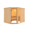 Elementsauna 'Almara 3' naturbelassen mit bronzierter Tür 231 x 196 x 198 cm