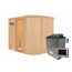 Sauna Amira 4 Front9KW mit Ofen