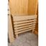 Sauna 'Ariadna 3' naturbelassen mit bronzierter Tür 231 x 196 x 198 cm