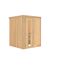 Helle Sauna aus Holz