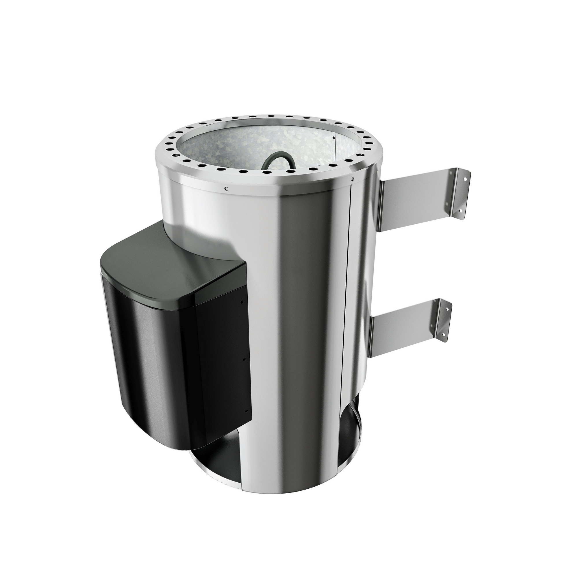 Metallischer, zylinderförmiger Dunstabzugshauben-Körper