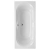 Weiße Badewanne Madera 180 x 80 cm, Draufsicht