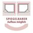 Duschkabine Carolina, spiegelbarer Aufbau