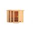 Ecksauna aus Holz