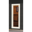 Saunahaus 'Francisco 5' B terragrau 9 kW Ofen externe Steuerung 509 x 369 x 253 cm