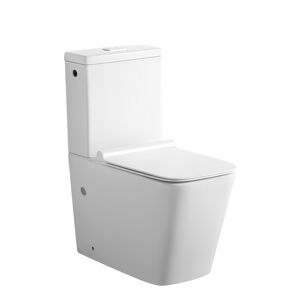 Stand-WC spülrandlos 'Aliki' inklusive WC-Sitz weiß