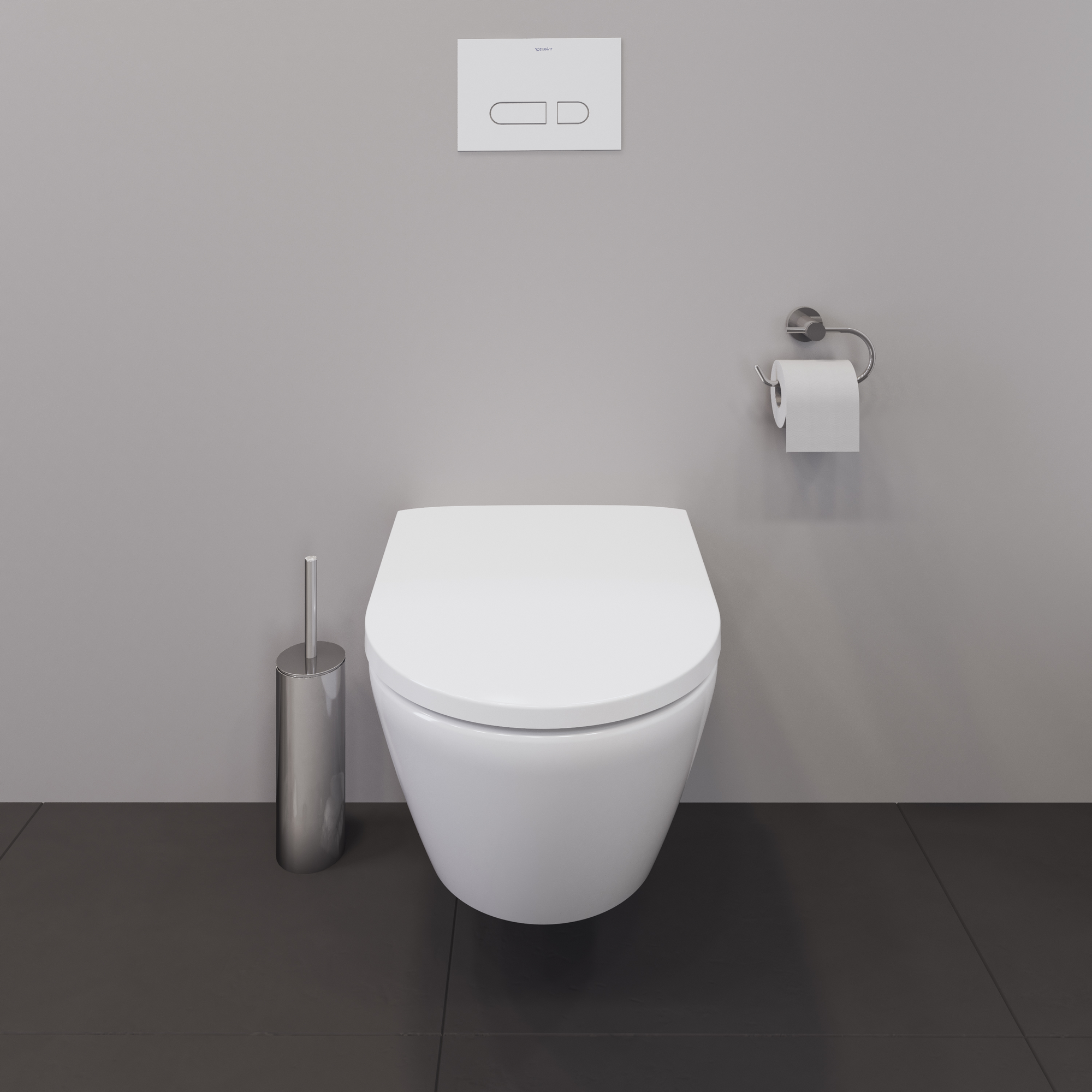 Wand-WC 'DuraFormance' inklusive WC-Sitz weiß